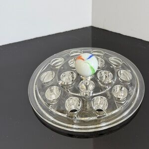 16 Hole Glass Flower Frog